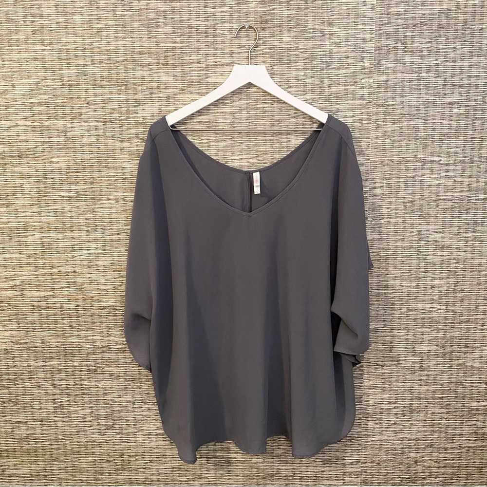 Flowy Slate Gray Top
